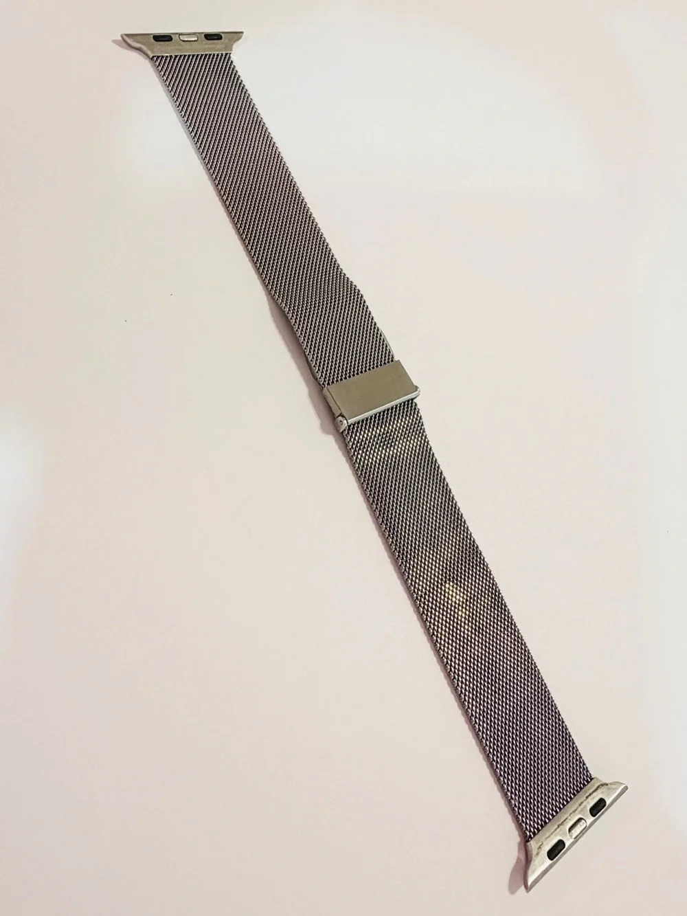 Silver Milanese Loop Mesh Metal Watch Band for Apple Watch Series 7